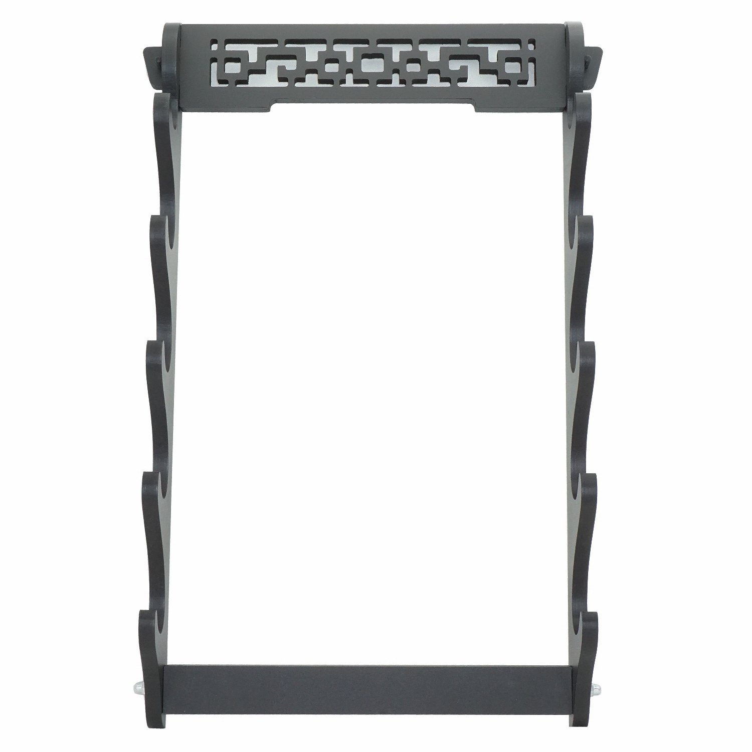5-tier spada Katana Wakizashi tanto Holder Wall Mount Samurai Sword espositore da parete Hanger Sword rack cinque strati