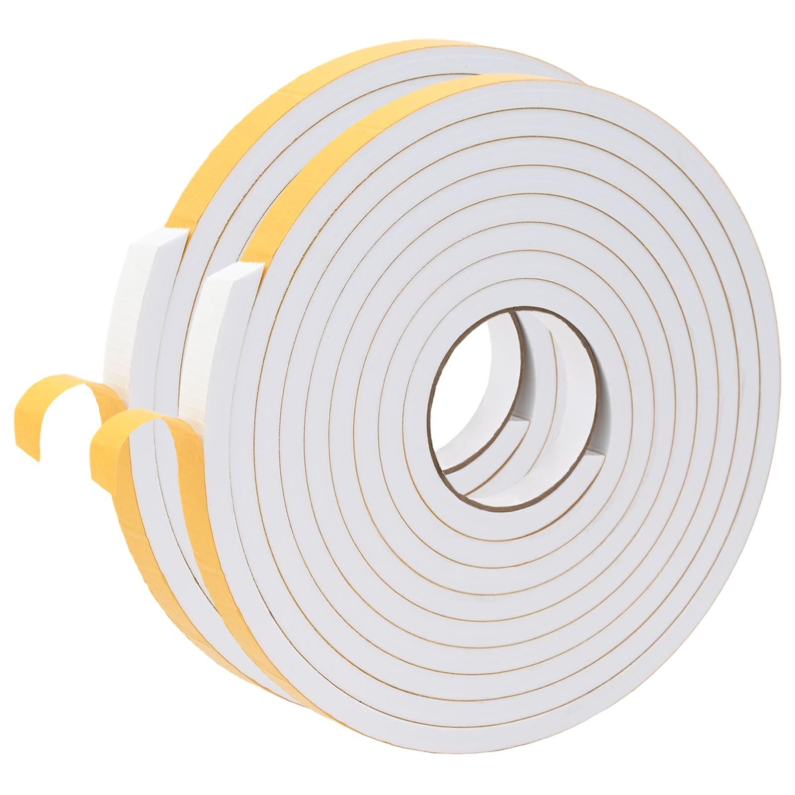 Vidaxl Self-Adhesive Foam Tape 2 Pcs White 20Mm X 5M Cr Foam 8721364730298