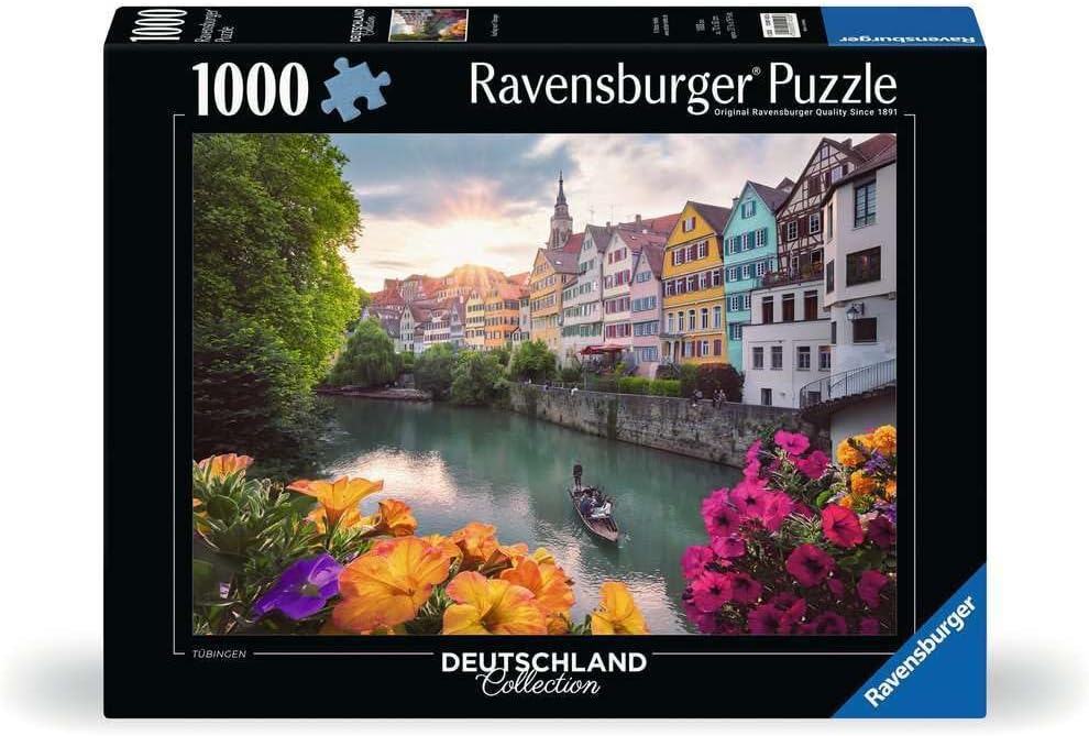 Ravensburger Puzzle 12001425 - Trip to Tübingen - 1000 Pieces Puzzle for Adults from 14 Years