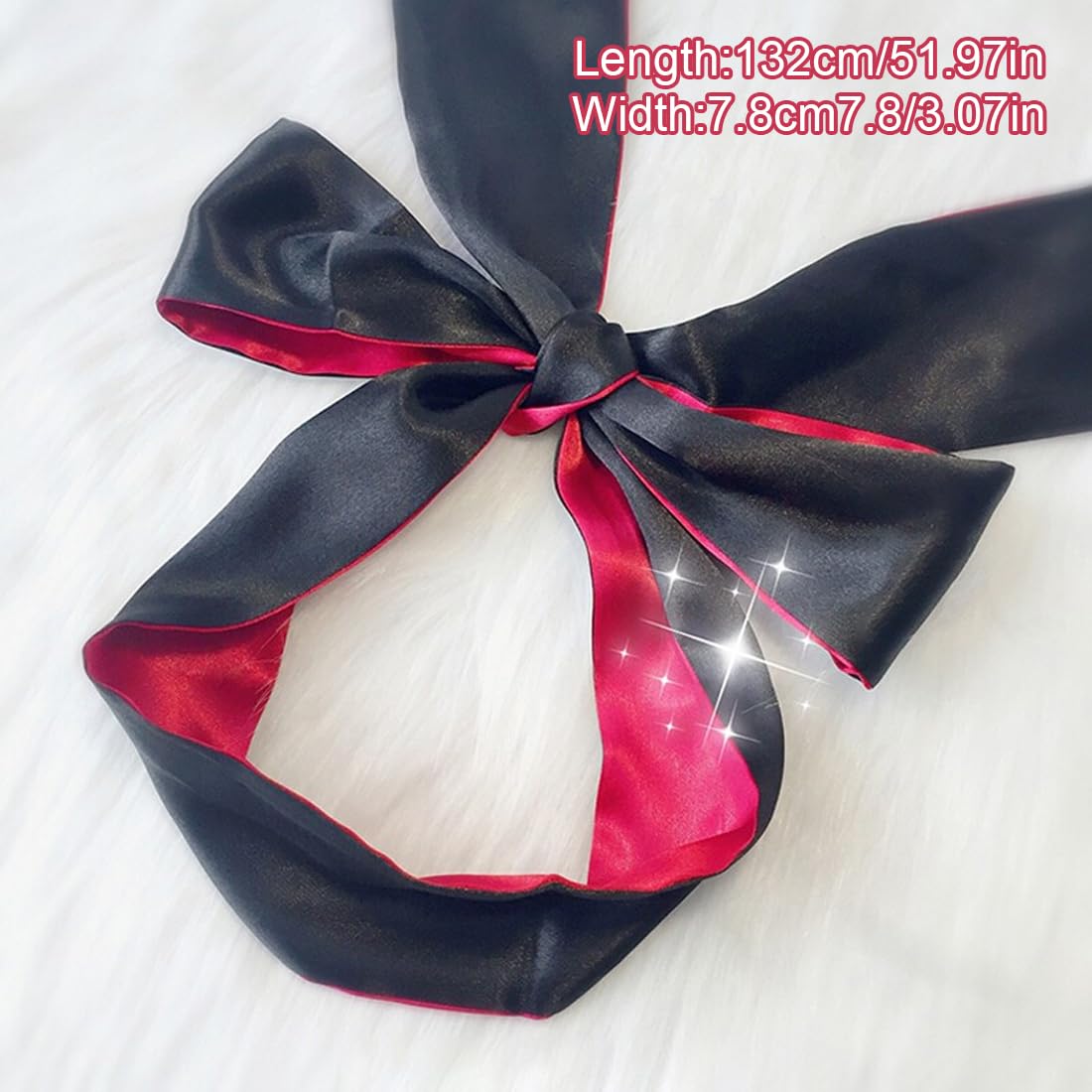 2 Pezzi sexy toy Maschera di benda occhi maschera per dormire Sonno in Raso Copri Occhi Mascherina per Occhi per Donna e Uomo, Benda Occhi per Viaggio e Dormire - Mix di nero e bordeaux