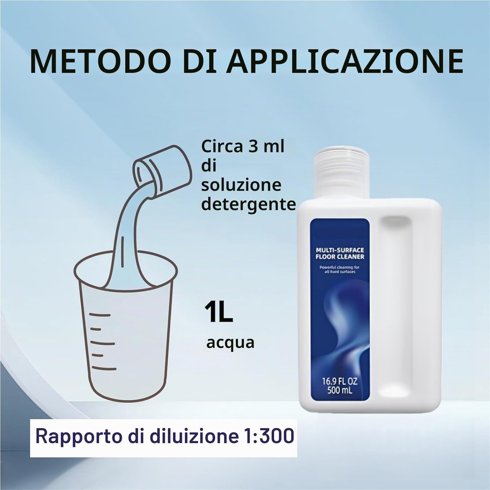 Soluzione for la pulizia dei pavimenti multi-superficie, compatibile con Dreame H12 Dual/ H12 Pro Ultra/ H12S/ H14/ H14 Pro/H14 AE/ H15 Mix/ H15S/ H15 Pro/ H15 Pro Heat /G10 Pro(3 bottles)