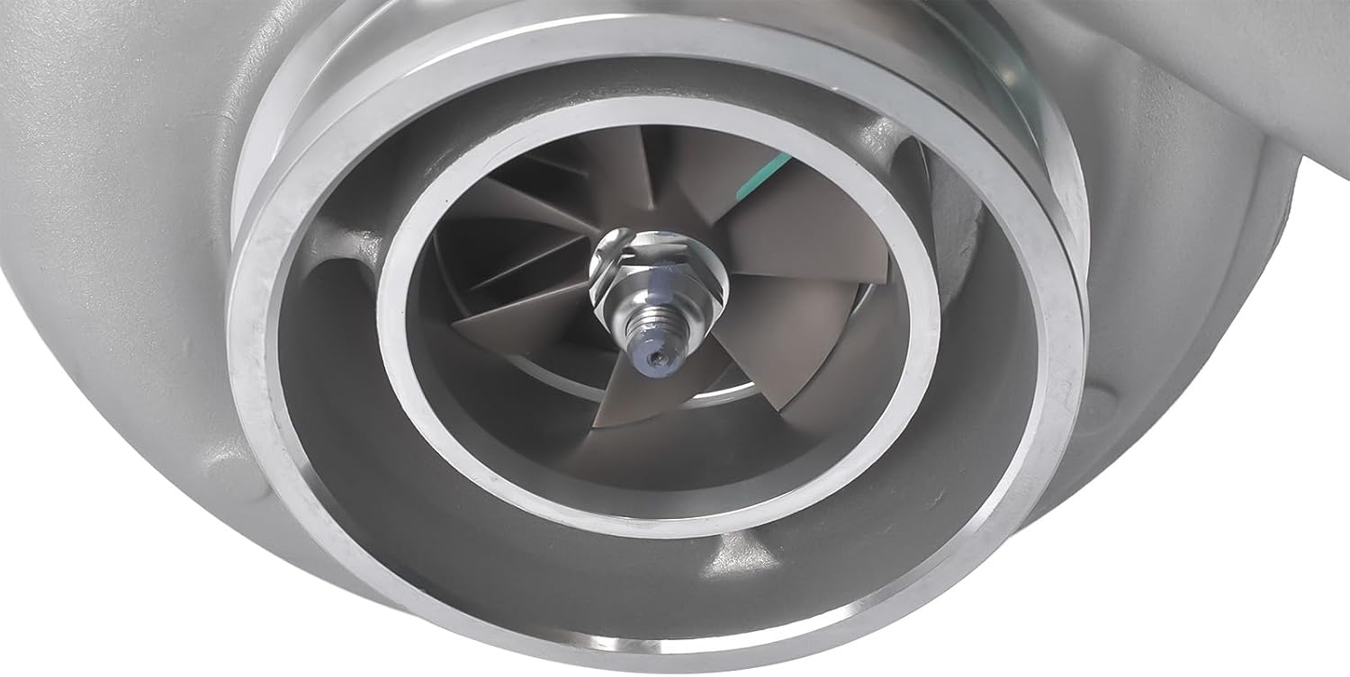 Turbo Charger 171702 S400SX4 S475 75mm T6 1.32 A/R Twin Scroll Compatible with Navistar Truck with Series 60 Engine 2000-2008