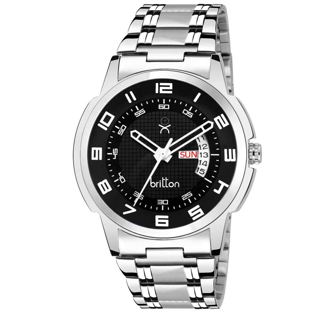BRITTON Day and Date Display Analogue Black Dial Mens Watch -BR-GR092-BLK-CH (B07TJZ3CZH) Amazon Price History, Amazon Price Tracker