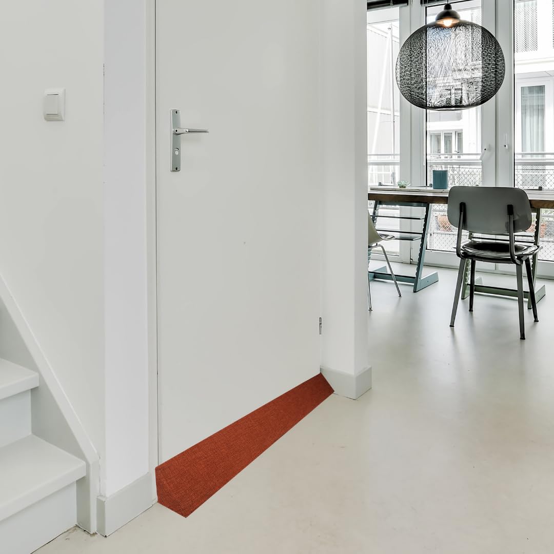 Paraspifferi Idelio Triangolare - Isolante Per Porte, Fissaggio Con Fettucce, Made In Italy - Foto 14