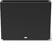 Veradek Block Series Span Tall Rectangular Plastic Planter - Durable UV-Resistant Indoor/Outdoor with Removable Insert Bucket