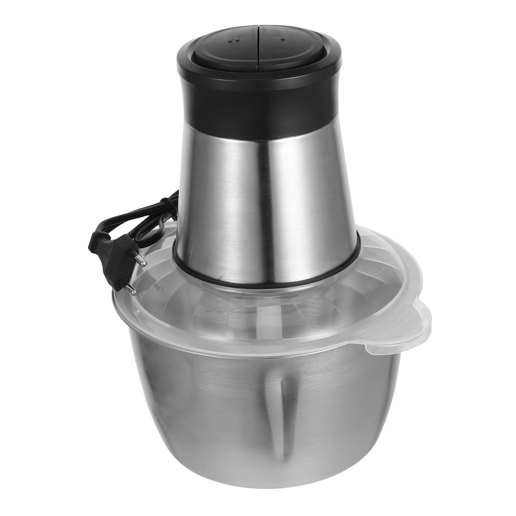 STOBAZA Trituradora Eléctrica de Carne y Inoxidable con Doble Motor Potente para Verduras Frutas y Secos y Fácil de Limpiar Uso Doméstico y Profesional