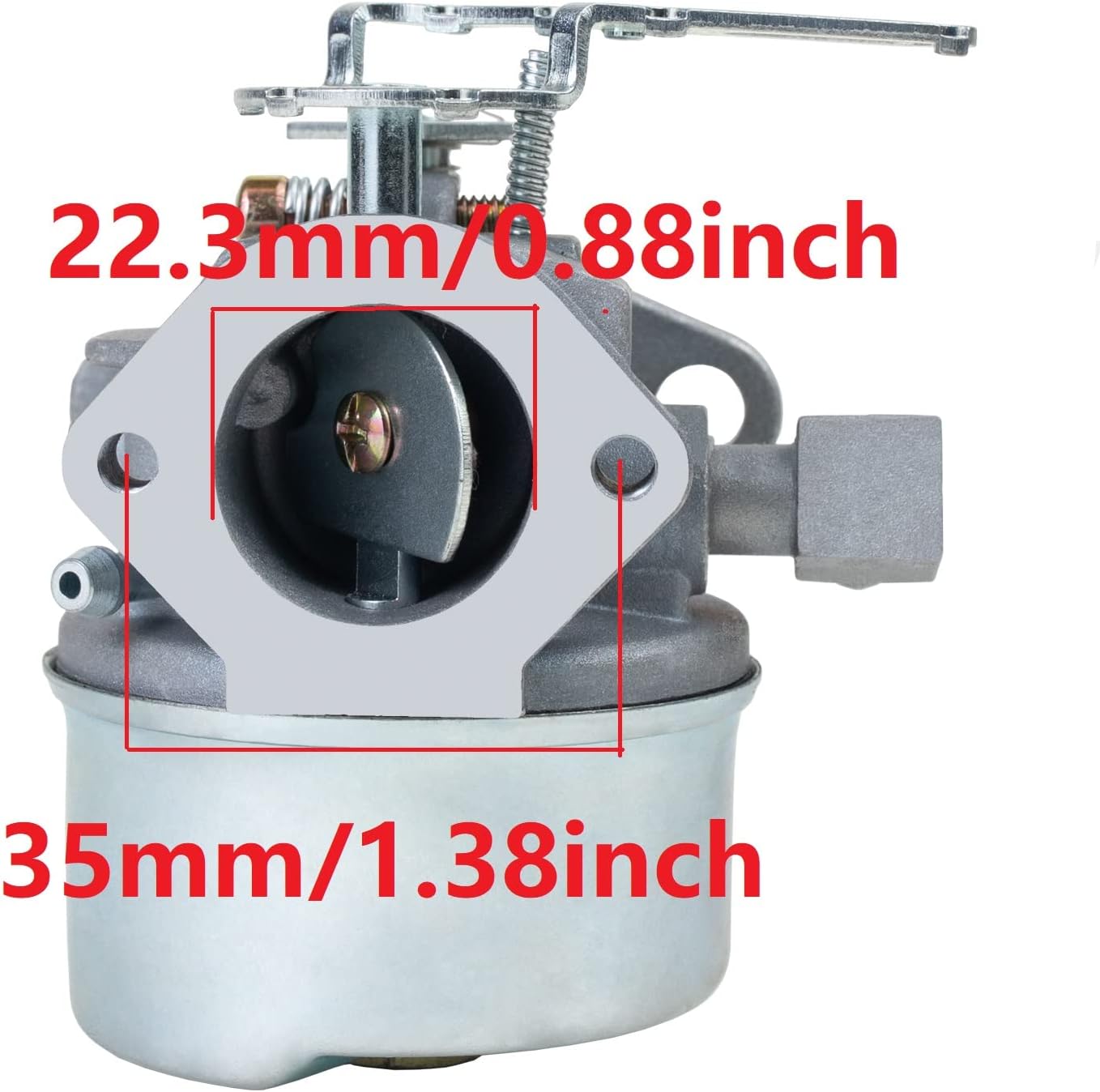 review Annolai 640084B Carburetor for Tecumseh 5HP Snow Blower MTD 632107A 632107 640084 640084A 640105 640299 4 & 5 HP Engines TORO 521 HSSK40 HSSK50 HS50 LH195SA 38050 38052 38072 38040 Snow Blower