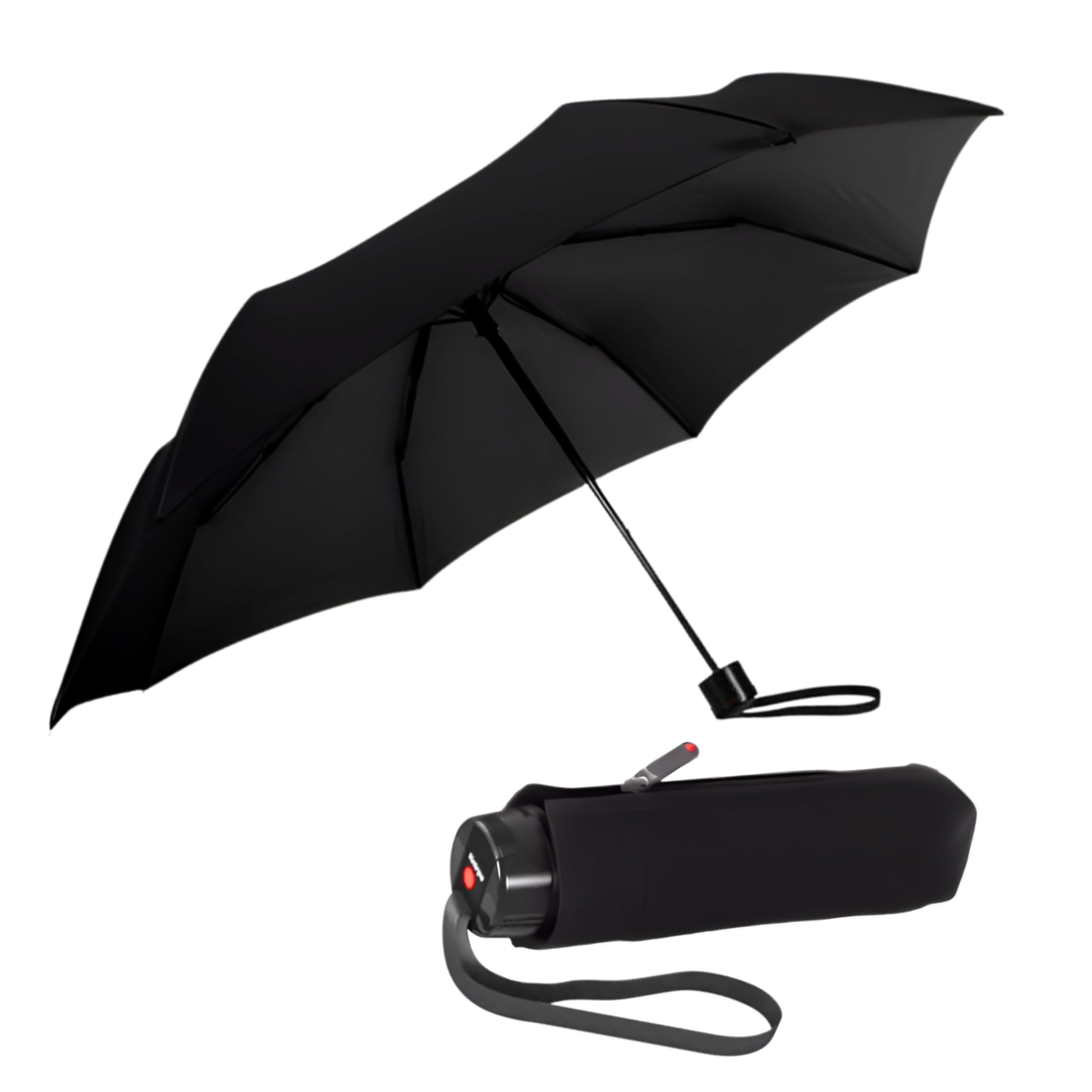 T.020 Small Manual Open Close Rain Umbrella - Compact Travel Umbrella for Adults