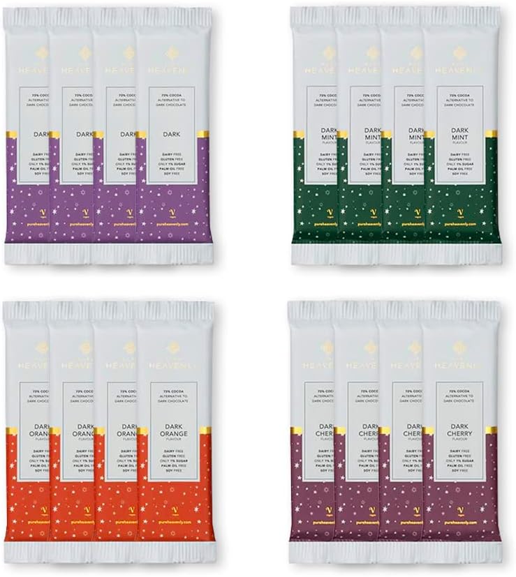 Pure Heavenly Dairy Free Chocolate Favourites Box 1 Sugar Vegan