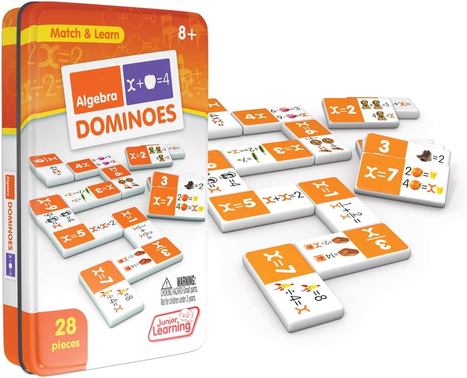 Junior Learning JL497 Algebra Dominoes, Multi