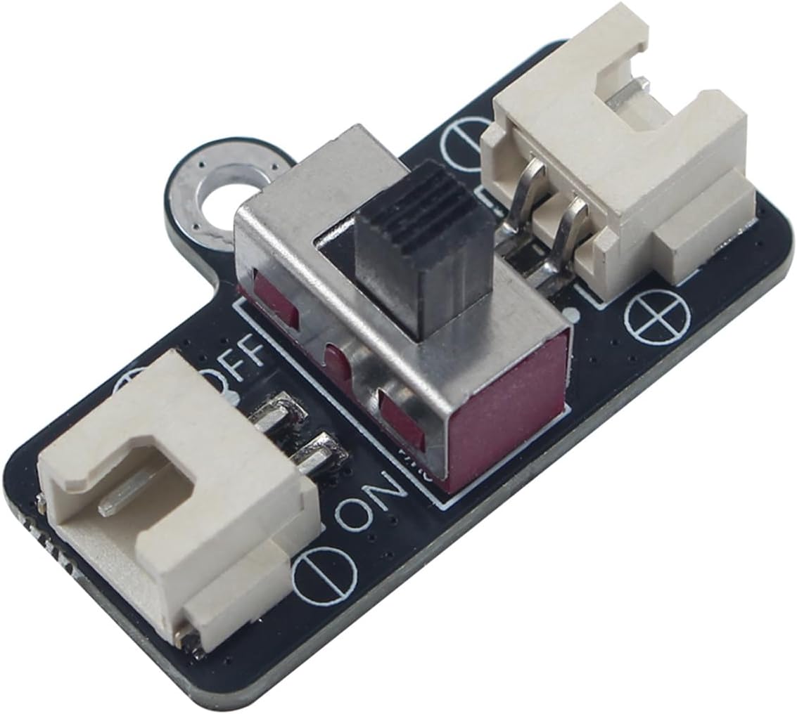 Power Control Module with 2Pin XH2.54 Connector Battery Drain Replacement for CyberBrick 3D Printer Accessories Switcher