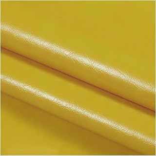 Self Adhesive Leather Repair Patch Self Adhesive Leather Couch Repair Kit DIY Large Vinyl Repair Tape, Reupholster Leather Patches for Furniture Couch Chairs Car Seat(Lemon yellow)