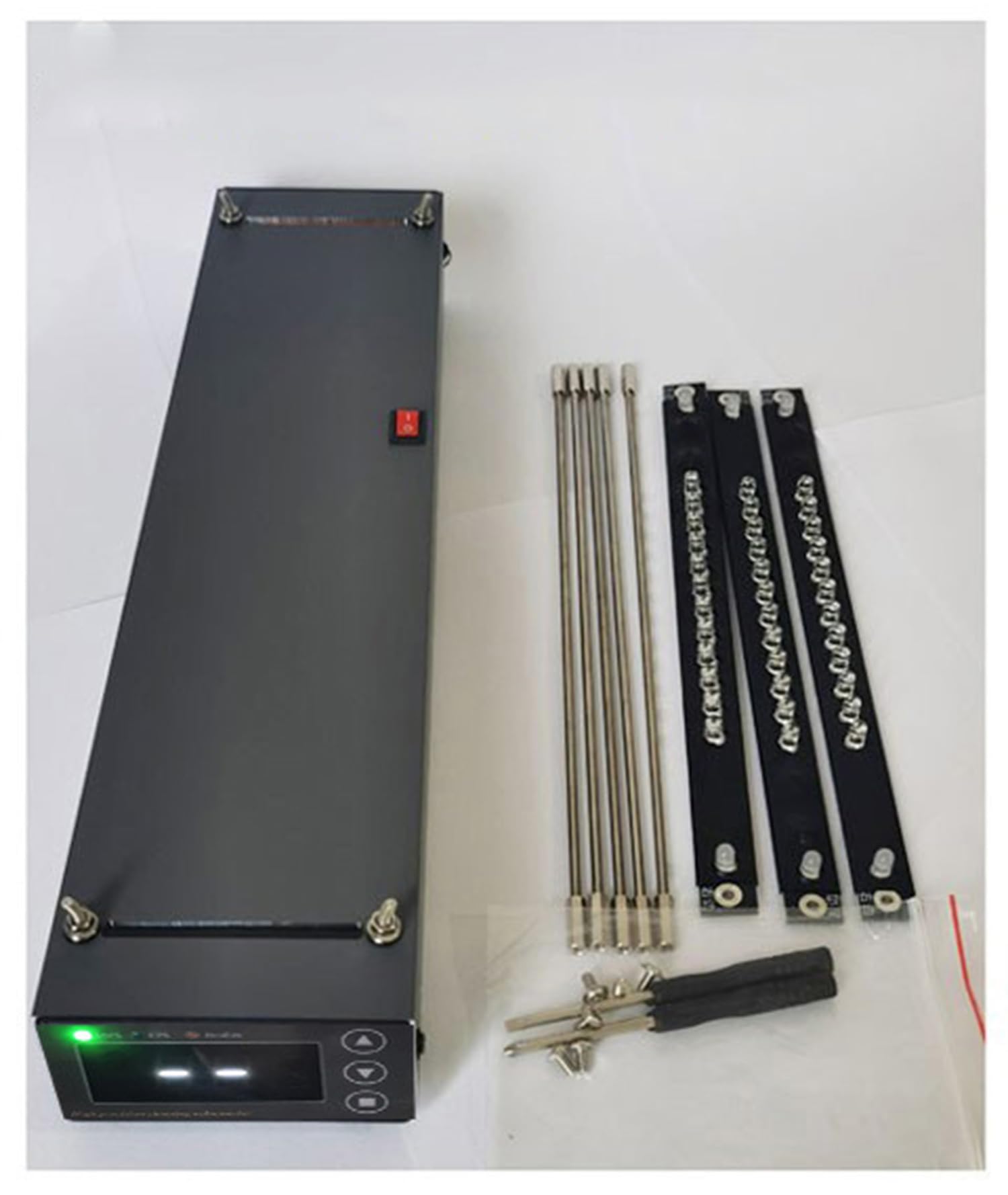 Cronografo balistico Strumento di Misura della velocità della Freccia dell'Arco con Ampio Schermo LCD Intervallo di misurazione 1-2000 mps o (5-6500 FPS), 0,1-6000 J