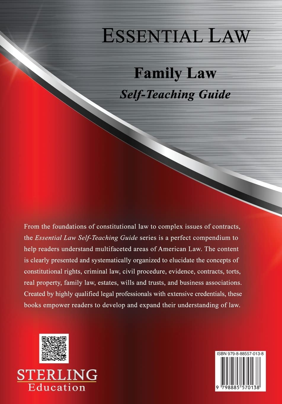 Family Law: Essential Law Self-Teaching Guide