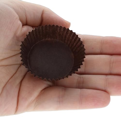 Miniatura 5 de CybrTrayd Papel Glassine No.105 Aprox. 5,000 Piezas - Base de 1-12", Vasos de Dulces de Pared de 58", Marrón