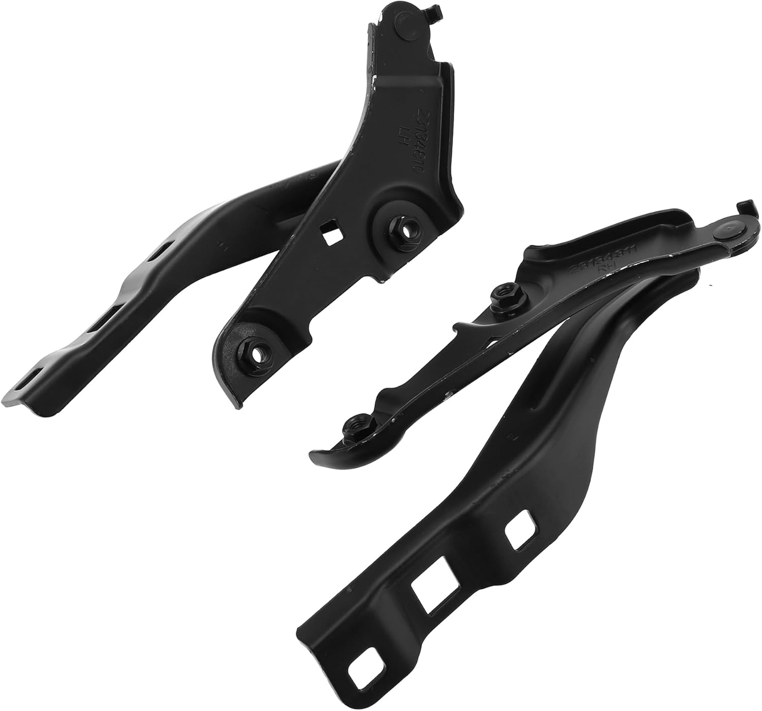 No.23134811/23134810 Hood Hinges for Chevrolet Malibu 2016-2023 Black Front Driver and Passenger Side Front Bonnet Bracket Iron 1 Pair