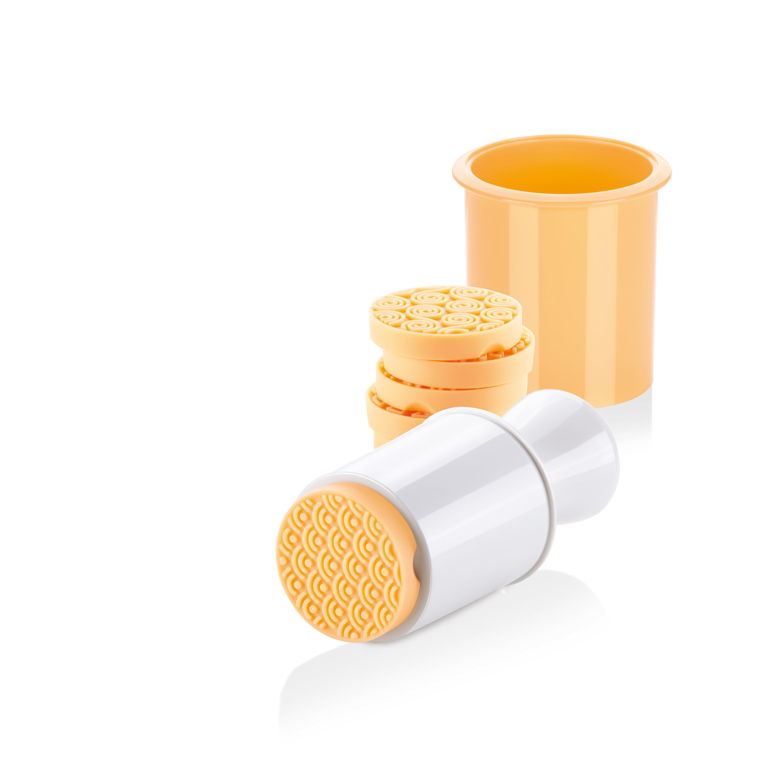 Tescoma Keks-Stempel mit Ausstecher Delicia, sechs verschiedene Mustermotive für kreative selbstgemachte Plätzchen und Kekse, inklusive Rezepte, spülmaschinenfest