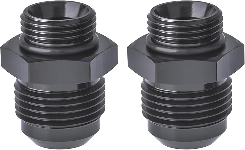 Adaptador de conexão 12AN macho flare para 10AN ORB JXFZLCYGCSM – 2 unidades