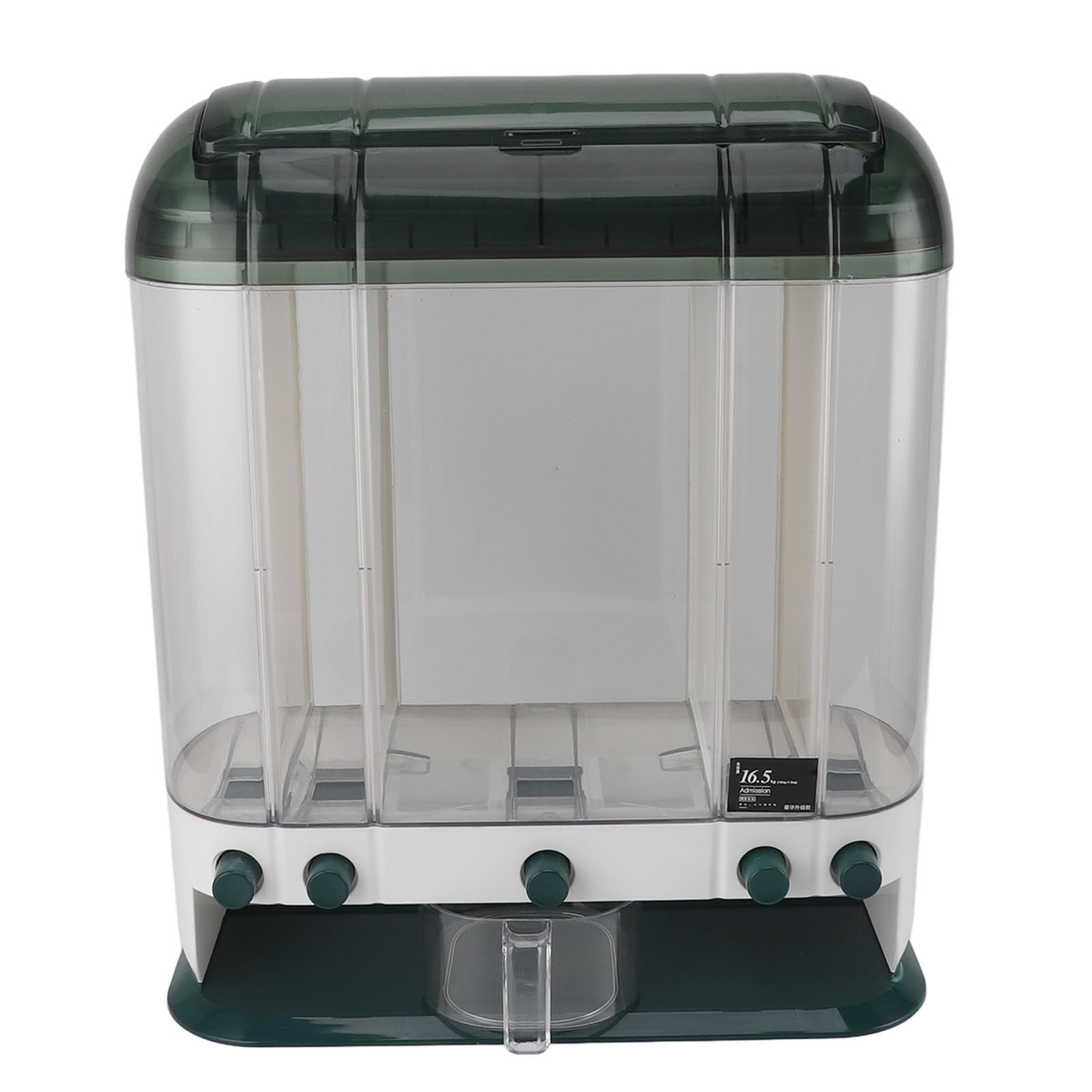 Dispenser Di Riso, Contenitore Ermetico Per Riso Ermetico In Materiale PP Per Alimenti Di Grande Capacità Da 16,5 Kg, Dispenser Per Cereali Con Misurino Per Conservazione Di Alimenti Secchi