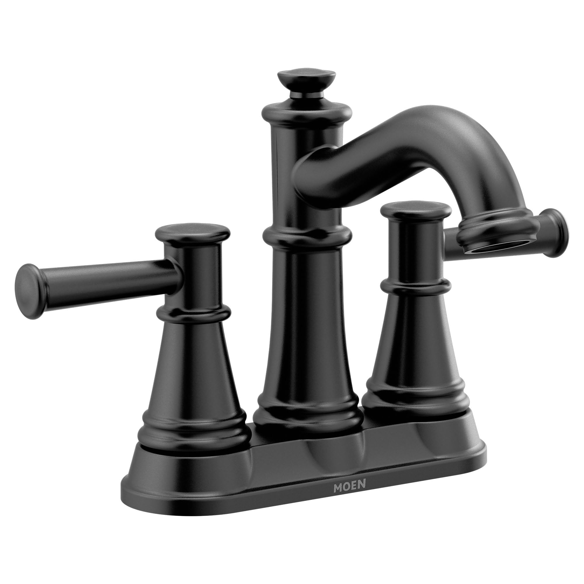 Moen 6401BL Belfield Two-Handle Centerset Bathroom Faucet