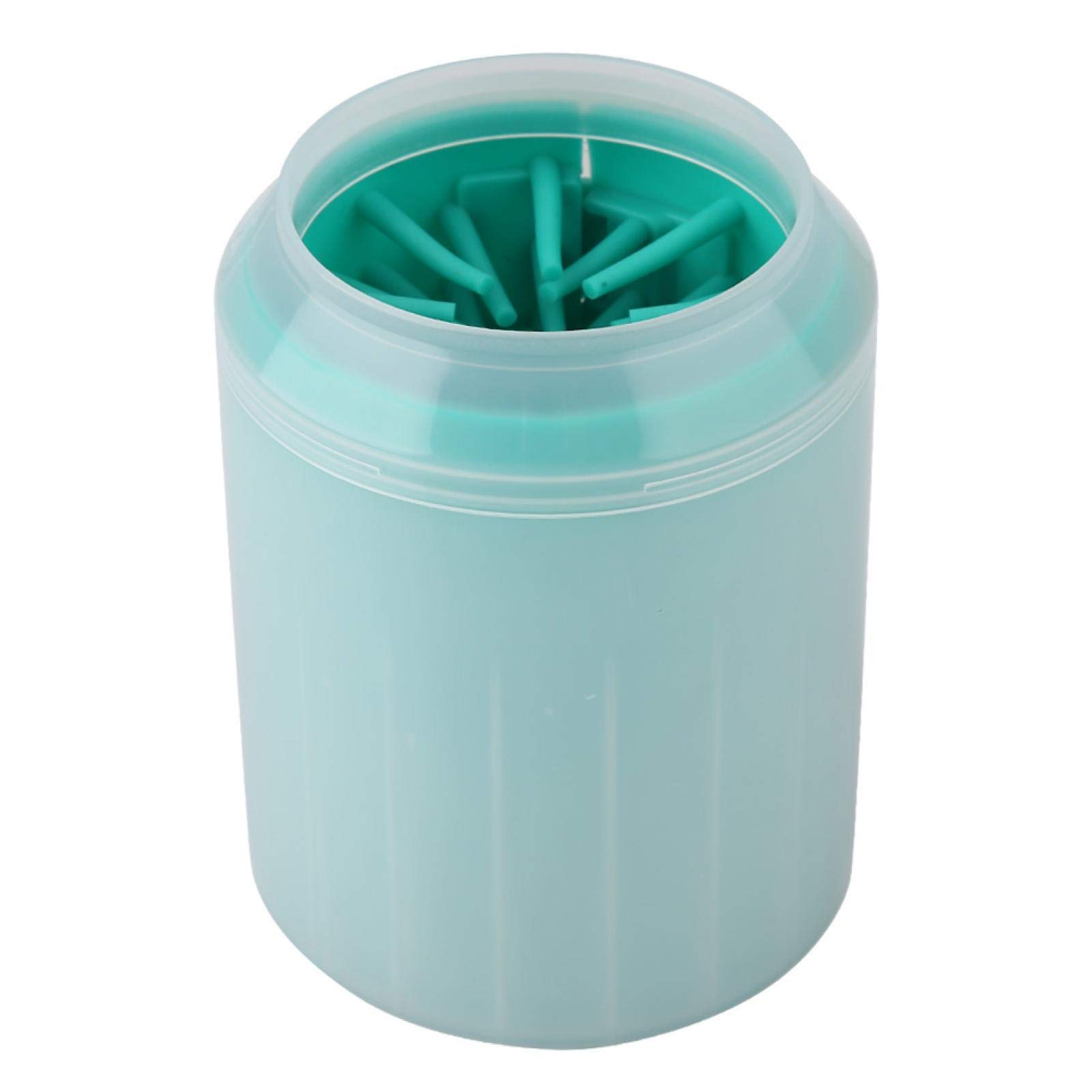 Crazy Purchase Pet Paw Cleaner, Pet Cleaning Brush Cup Pet Cleaning Tool, Dog Paw Cleaner Cup Household for Cat Beauty shop for dogs 13-35kg(green)
