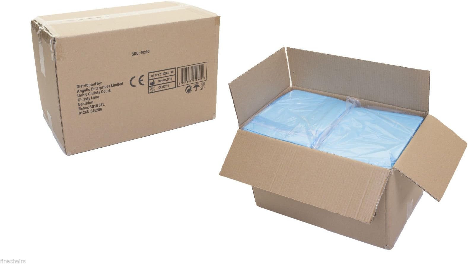 Fleming Medical VL17/1 Vlesi Underpad, 60cm x 90cm, White, Pack of 100