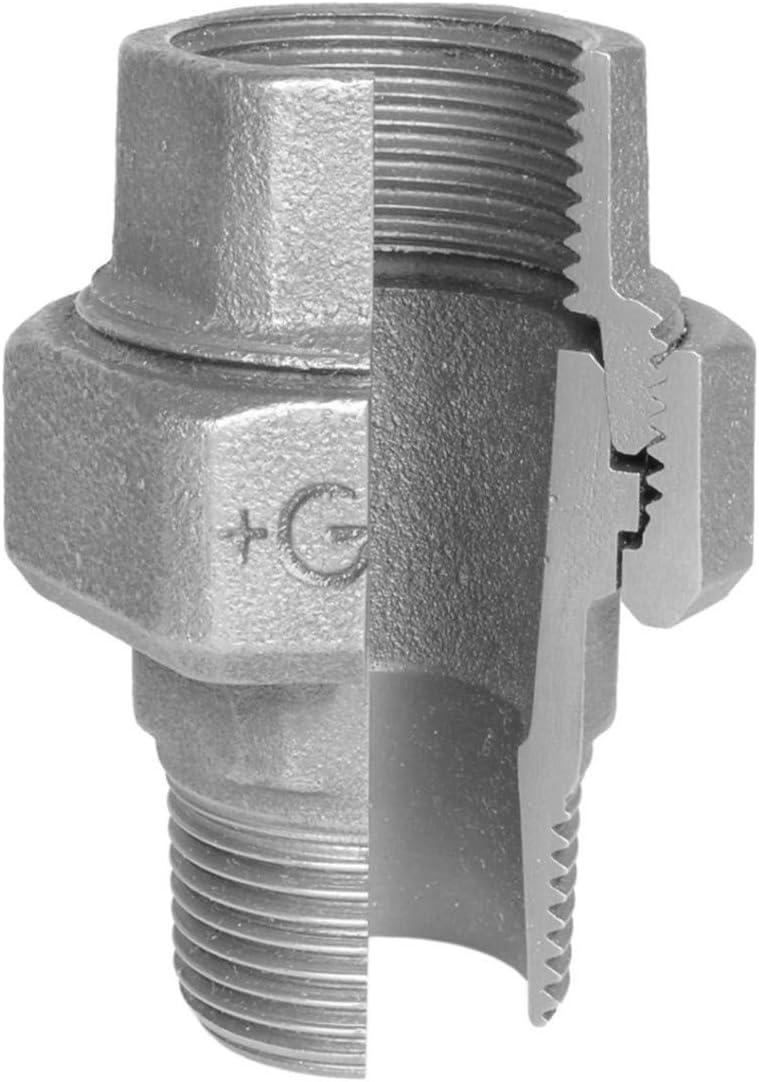 Georg Fischer GF-341 Union (GALV) M X F 1/4 inch Malleable Iron Fittings