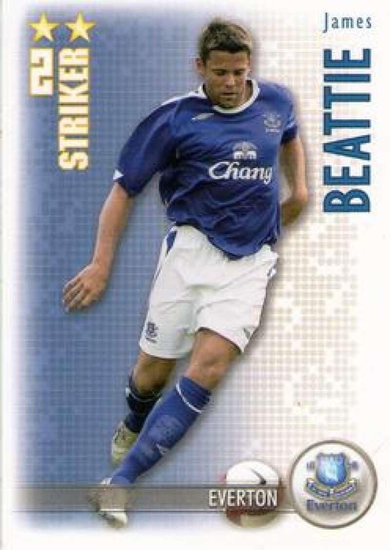 2006-07 Magic Box Int. Shoot Out #NNO James Beattie Everton Official Soccer Card in Raw (NM or Better) Condition