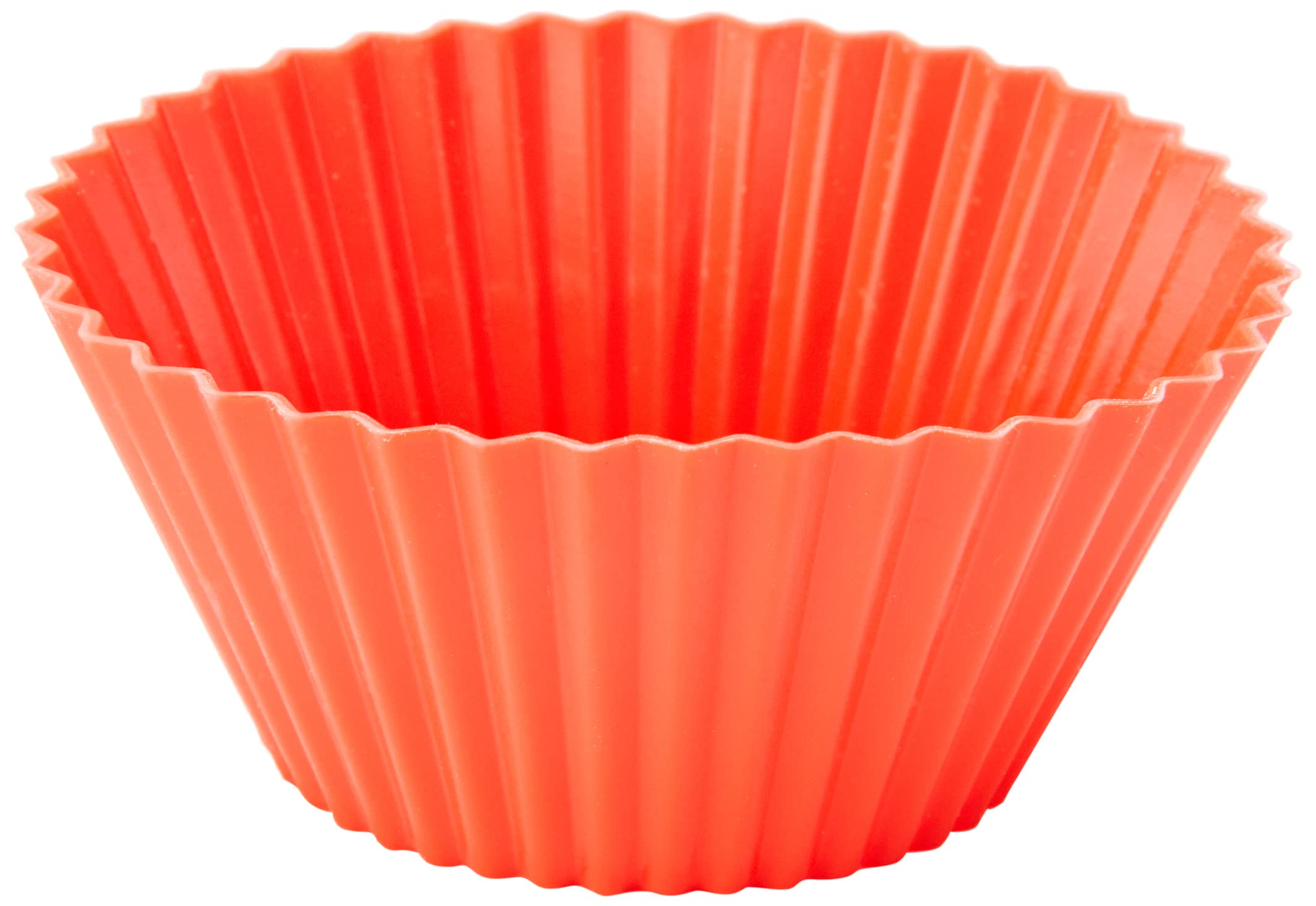 Lékué Moldes base para magdalenas, Silicona Rojo, 12 unidades
