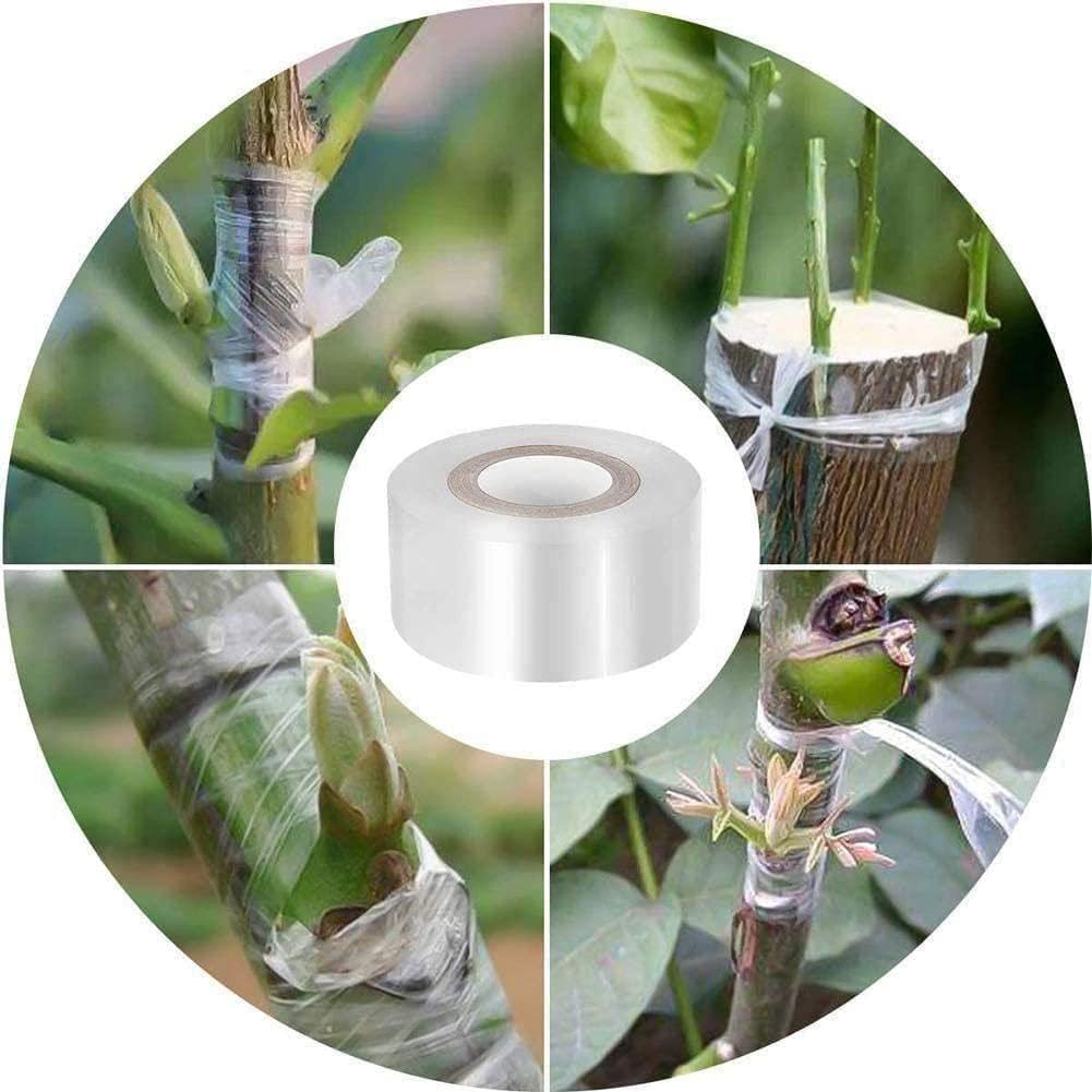 Easytle Rotolo Nastro Elastico Per Piante In Vinile Verde - 10 Pezzi Da 45,7m X 1,27cm - Legacci Elastici Per Giardinaggio, Fissaggio Viti E Rami - 4
