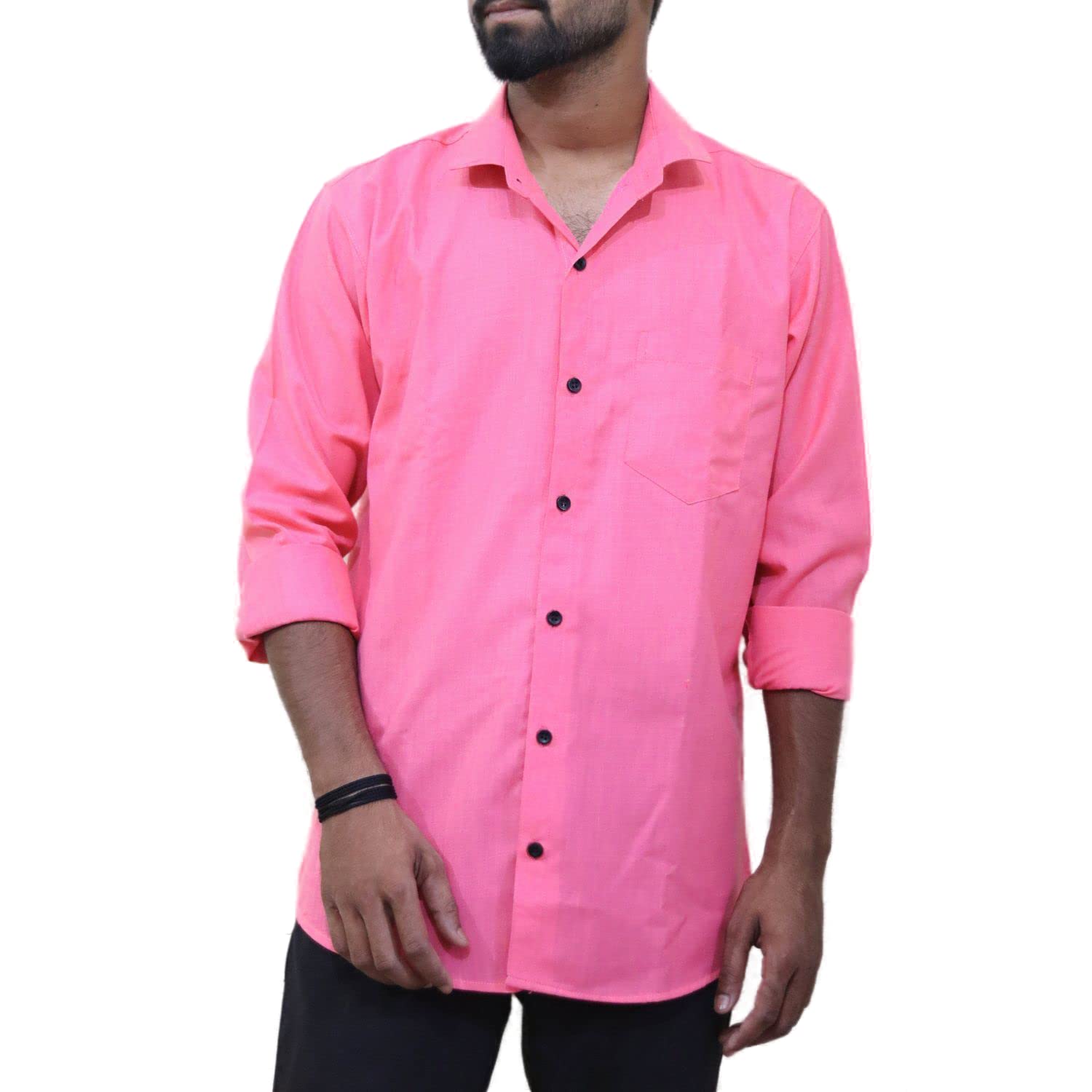 SBRL FASHIONS Men's Solid Regular Fit Shirts
