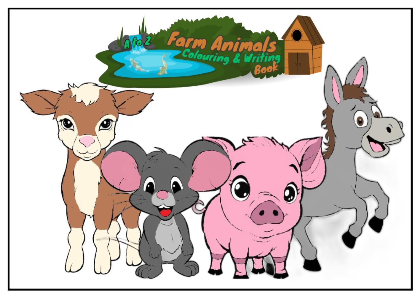 A to Z Farm Animals: Colouring & Writing Book (SAMS A to Z Series)