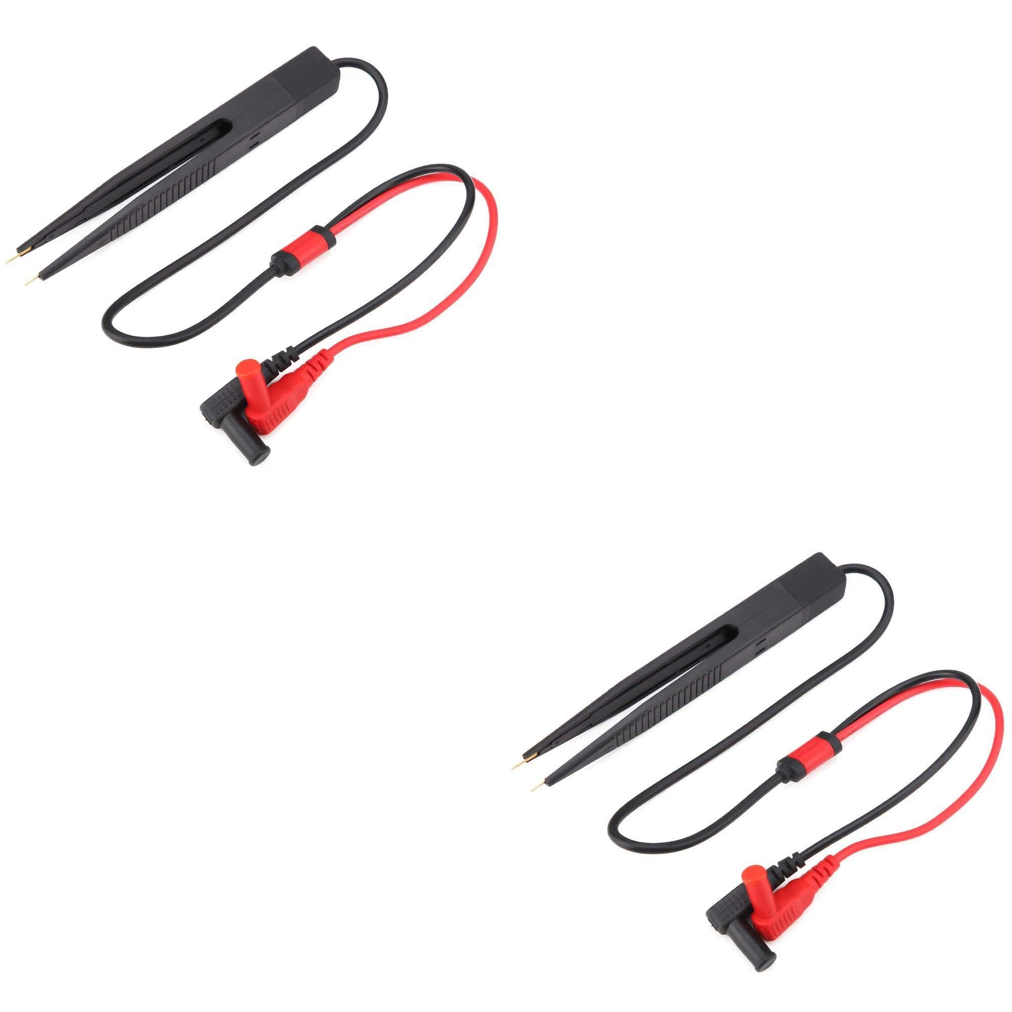 (2 pc) FlyRobo Multimeter LCR Patch Capacitance and Inductance SMD Tester Pen Tweezers-image-12