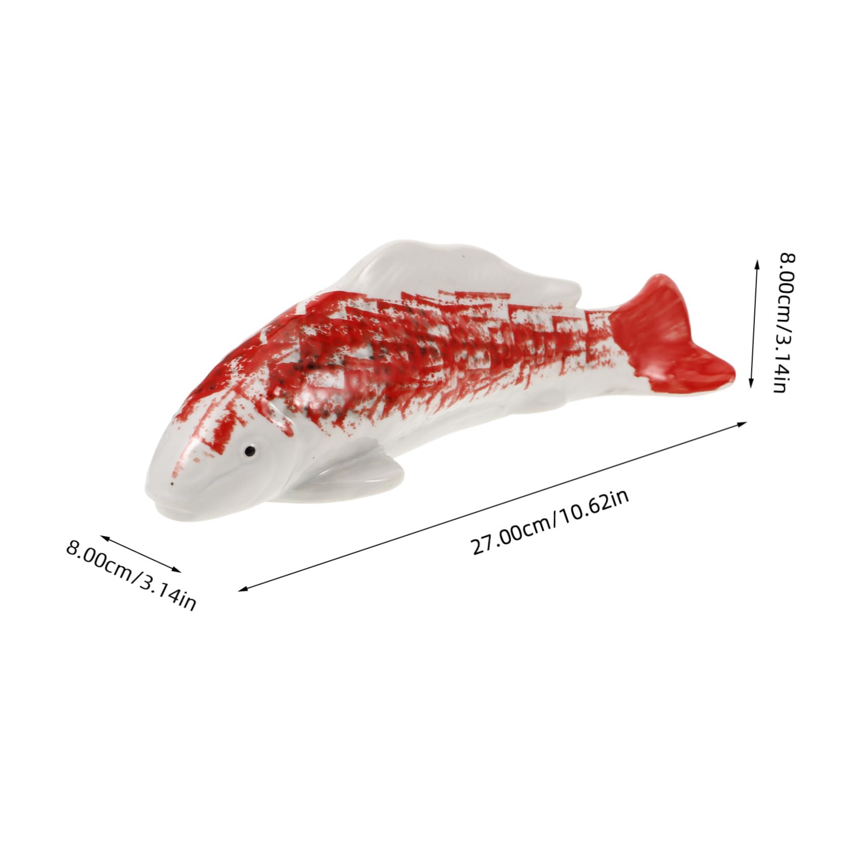 BESPORTBLE 4 Piezas Adorno De Dorado De Cerámica Estatuilla Decorativa De Pescado Estatuilla De Peces De Acuario Pecera Peces Flotantes Adorno De Peces De Acuario Peces Falsos De Acuario