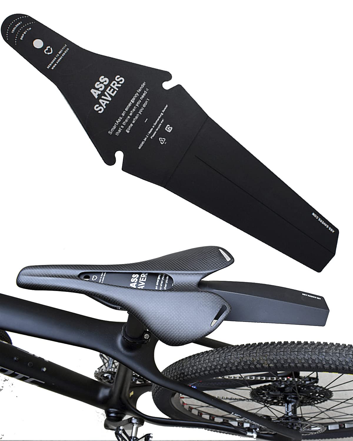 Amazon | OVTSPO 自転車 泥除け Ass Saver 後 ショートスタイル クロス