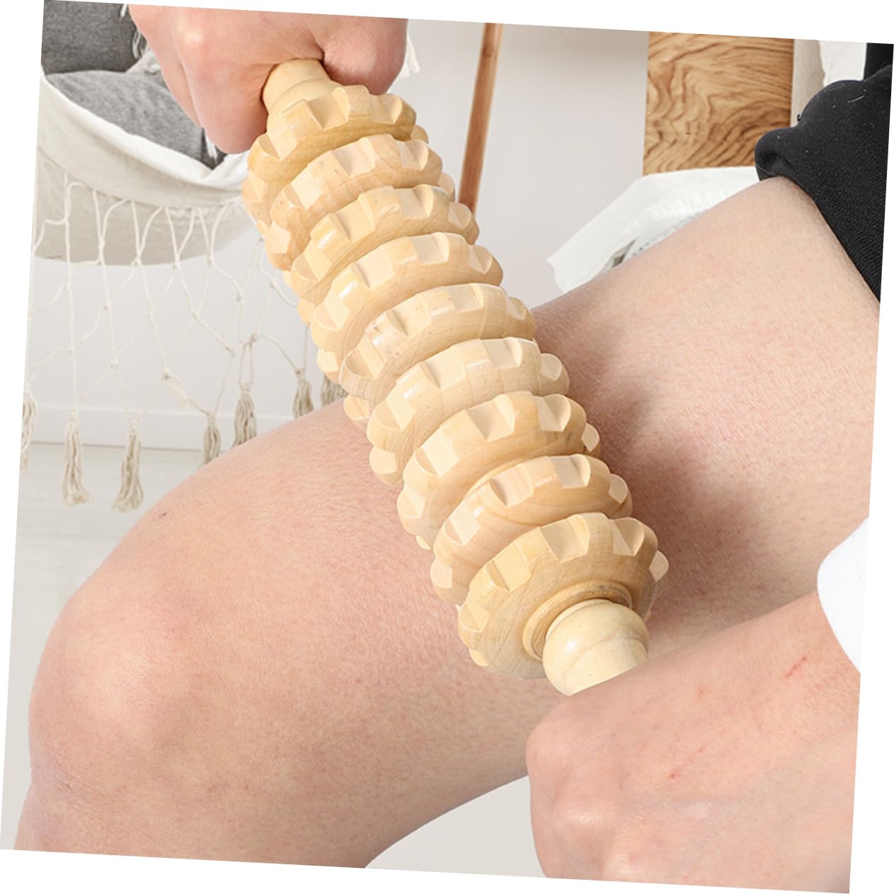 Anneome 4piezas Herramientas De Maderoterapia Para Masaje Corporal Rodillo De Masaje Anticelulítico Para Relajación Muscular y Alivio De Tensiones