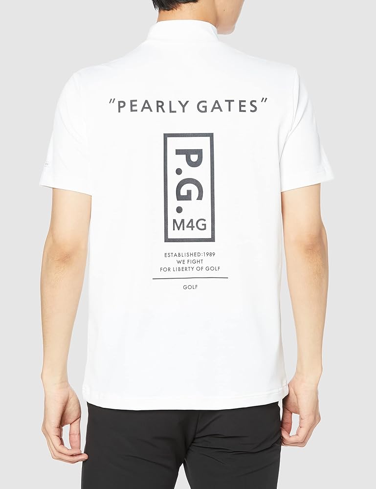 Amazon | [パーリーゲイツ] メンズ 半袖 インナーシャツ トリコ