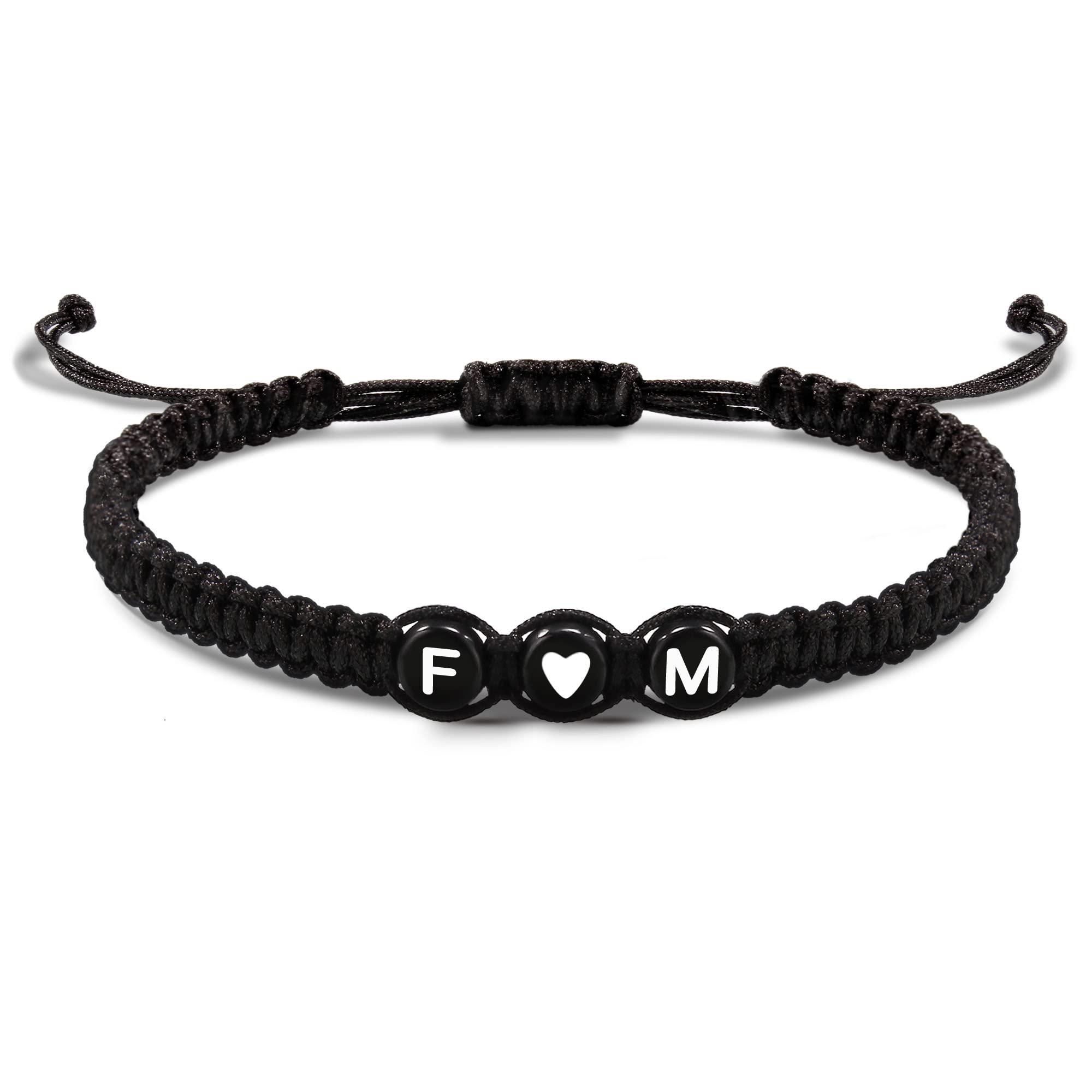 Initial Bracelets for Women, Easter Basket Stuffers Mothers Day Gifts Men's Bracelets Gifts for Girlfriend Boyfriend Letter Bracelets I Love You Gift for Her Him Best Friend Birthday Gift Christmas Jewelry