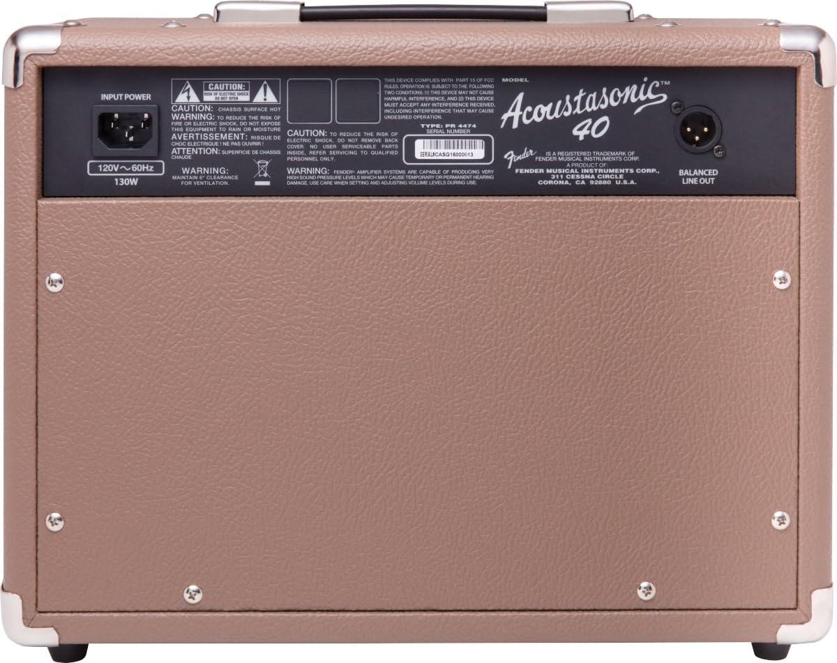 Amazon | Fender フェンダー アコースティックアンプ Acoustasonic™ 40 
