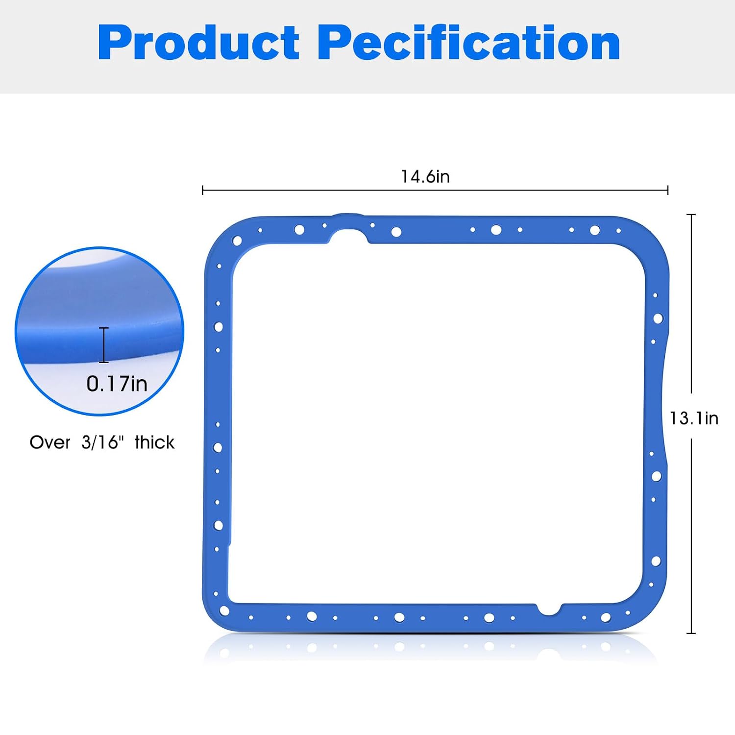 Transmission Oil Pan Gasket 93104 for GM GM 700R4 4L60E Transmission Pan Compatible with Moroso Trans Pan Gasket,New Upgraded Automotive Transmission Oil Pan Seal Gaskets