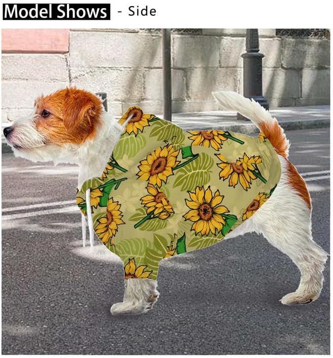 Miniatura 7 de Blue Morpho - Sudadera con capucha para perro, con sombreros, para iglesia gótica, vitrales, ropa de perro de mariposa para perros, abrigo, disfraz