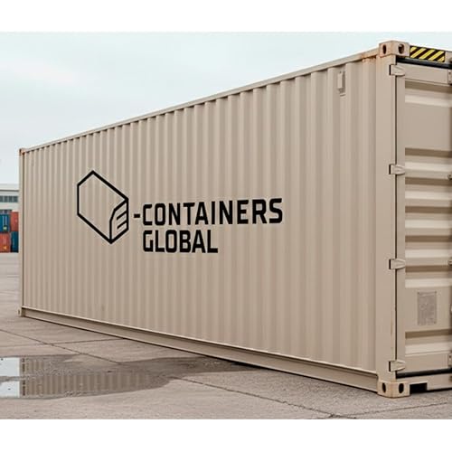 ECONTAINERS Shipping Container 40FT HC New | Steel Storage, Transport and Construction Container (40ft)