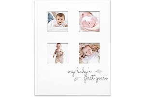 Baby Boy First Year Memory Book: Cherish Every Moment with Hardcover Album