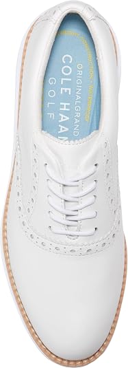 Cole Haan Originalgrand Shortwing Golf, Optic White/Blue  display picture 3