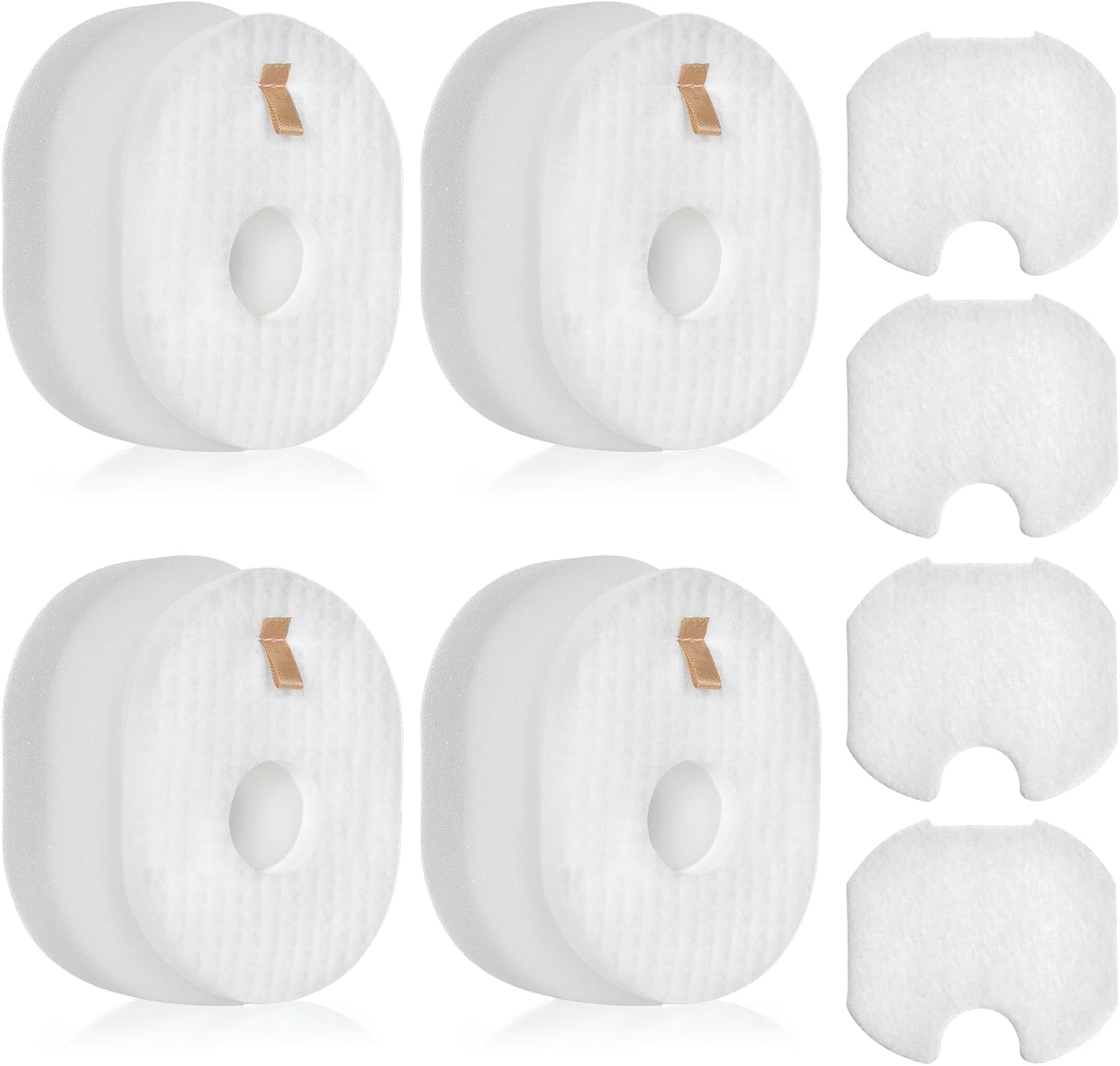 Anewise 10 Pack HV301 Filter Replacement for Shark Rocket HV301 HV30126 HV300 HV302 HV292 HV305 HV307 UV450 QS301 CS100 Ultralight Corded Stick Vacuum, Part #XFFV300, 10 Foam + Felt + Post Filters