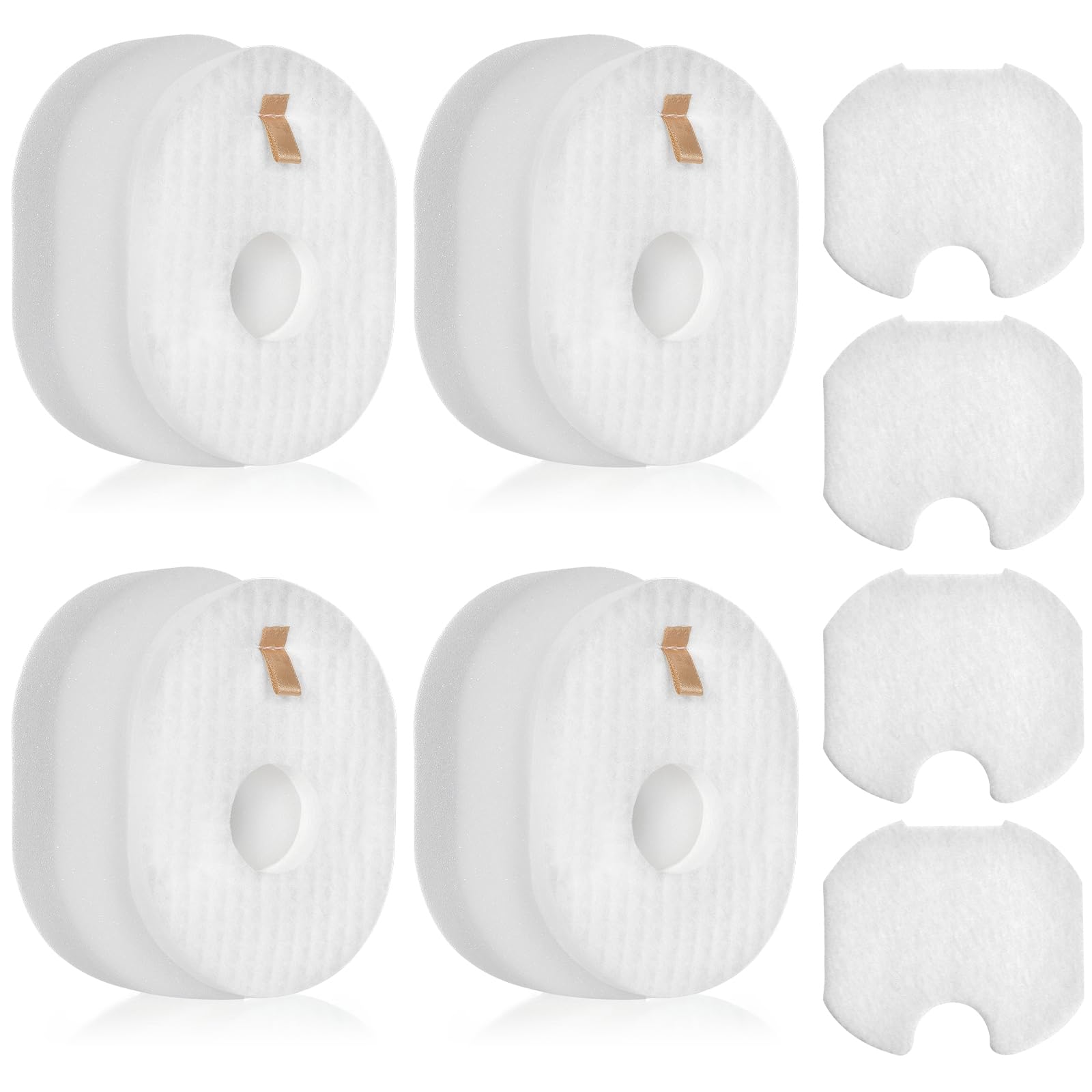 Anewise 4 Pack Filter Replacement for Shark Rocket HV301, HV302, HV30126, HV300, HV305, HV292, HV307Q, QS301Q, HV310, UV450 Ultralight Corded Stick Vacuum, Part #XFFV300, 4 Foam + Felt + Post Filters