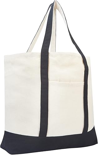 Bolsa de lona extra grande reutilizable bolsa de tela de compras de comestibles bolsa de mano abierta para manualidades