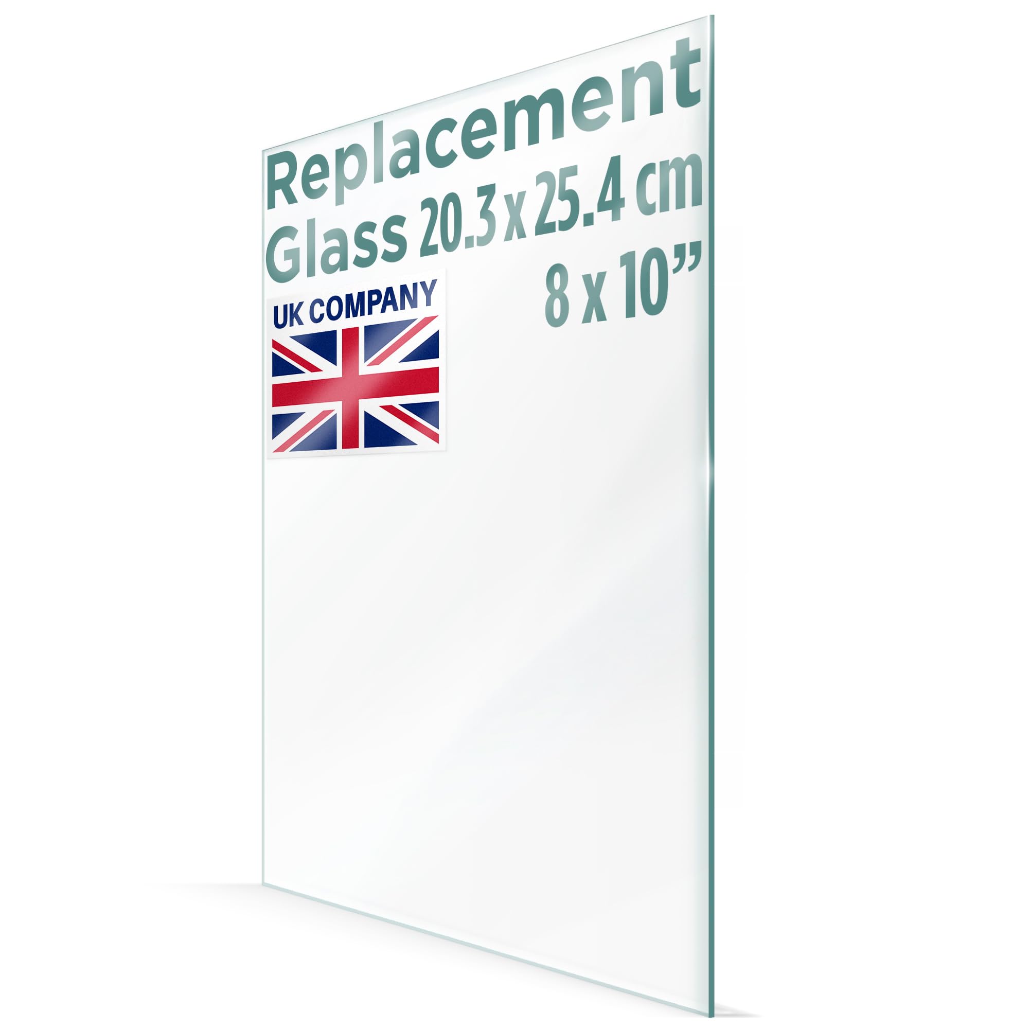 Photo 1 of Icona Bay 8x10 Heat-Strengthened Glass Replacement for Picture Frame (8 x 10, 2 Pack), Replacement Glass for 8 by 10 Photo Frame, Semi-Tempered Glass Cover Sheet