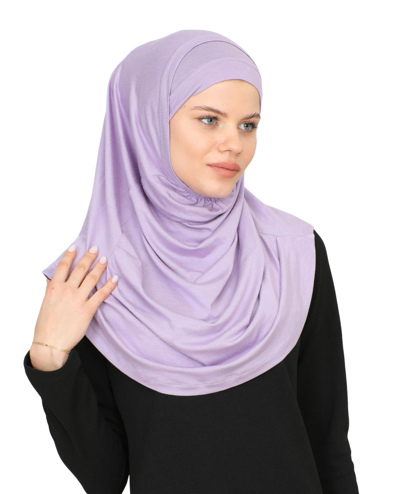 PrienChic Ready To Wear Hijab For Women, Muslim Long Turban Undercap Set, Instant Scarf, Prayer Clothes For Girls, Abaya