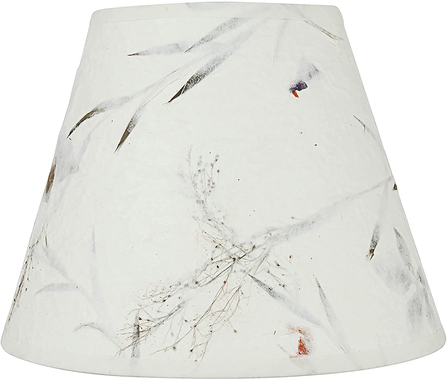 Aspen Creative 58902A, Transitional Hardback Empire Shape Construction White, 9'' Wide (5'' x 9'' x 7'') UNO LAMP SHADE